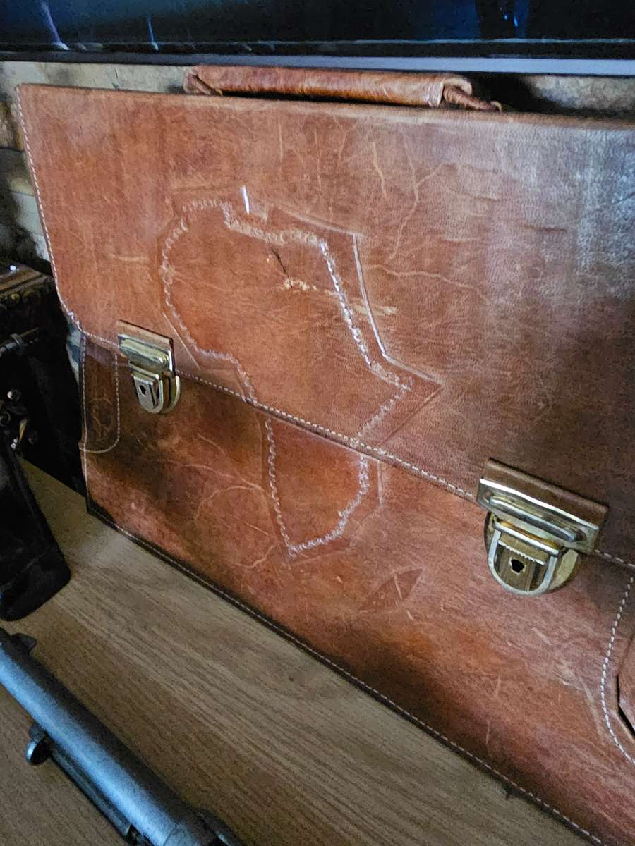 Vintage Leather Laptop Bag