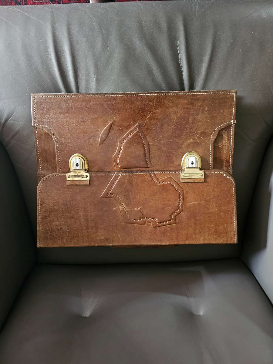 Vintage Leather Laptop Bag