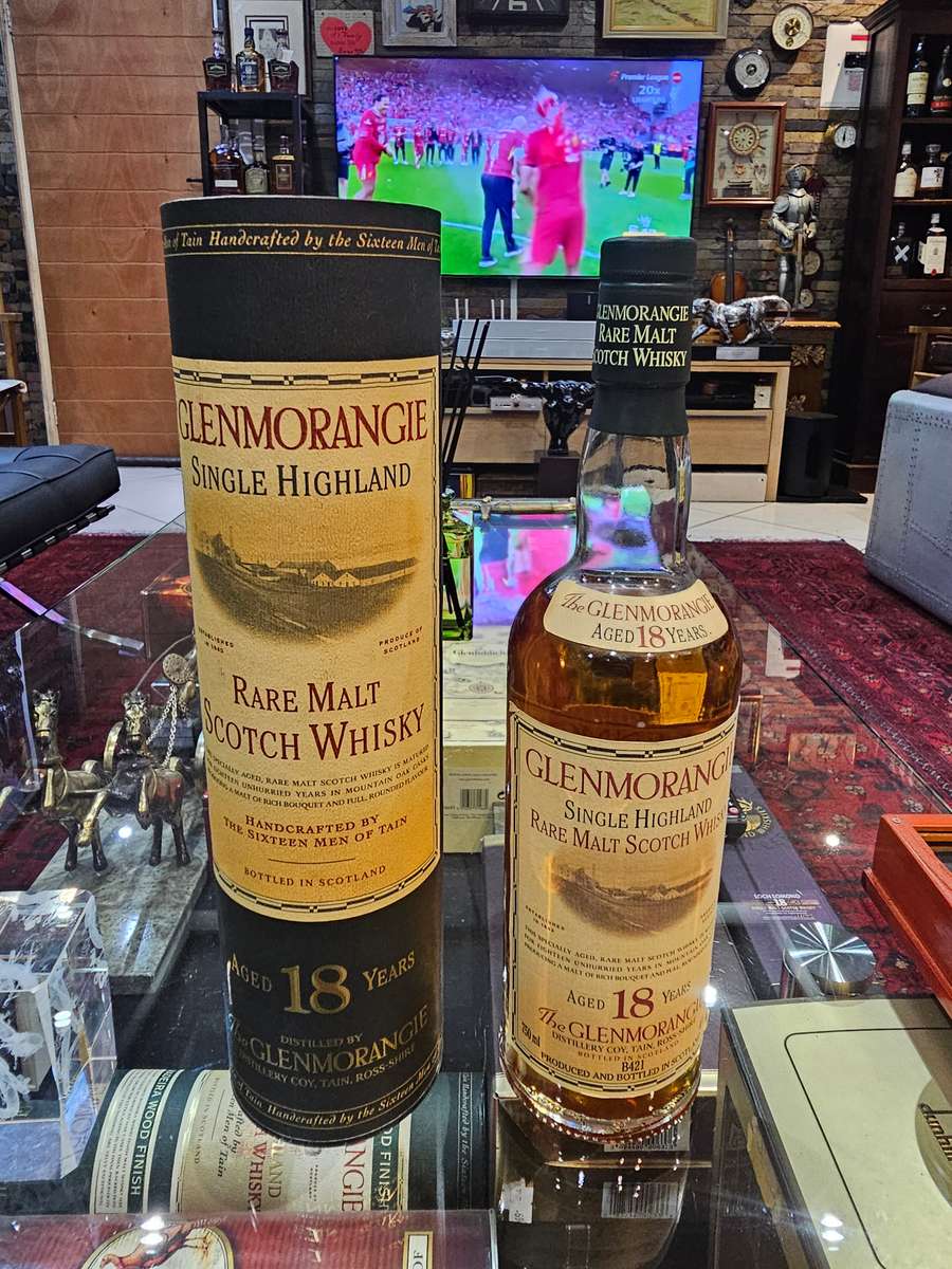 Glenmorangie 18 Year Old Single Highland Rare Malt, bottle from 1980s