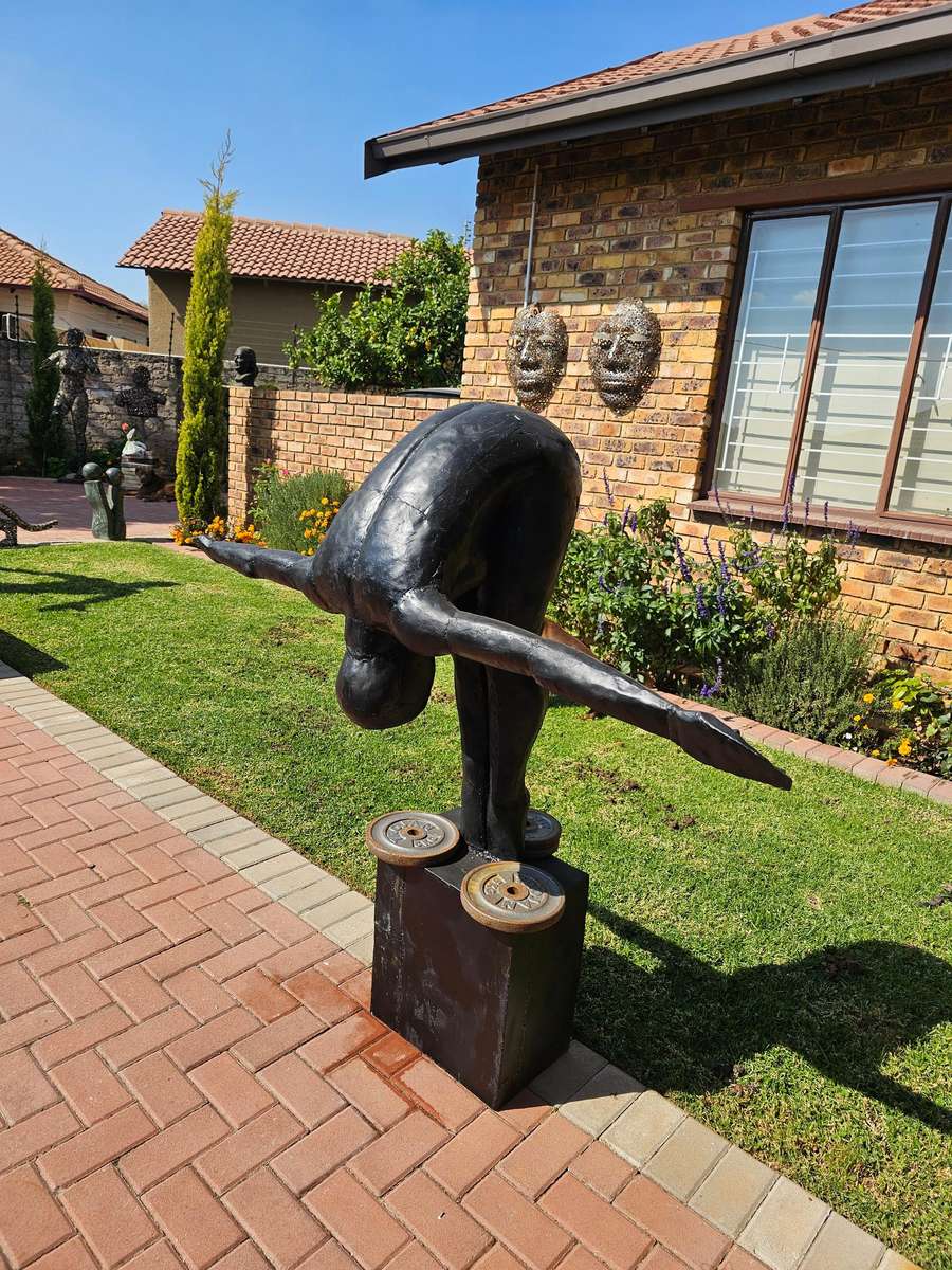 The Dive Metal Sculpture