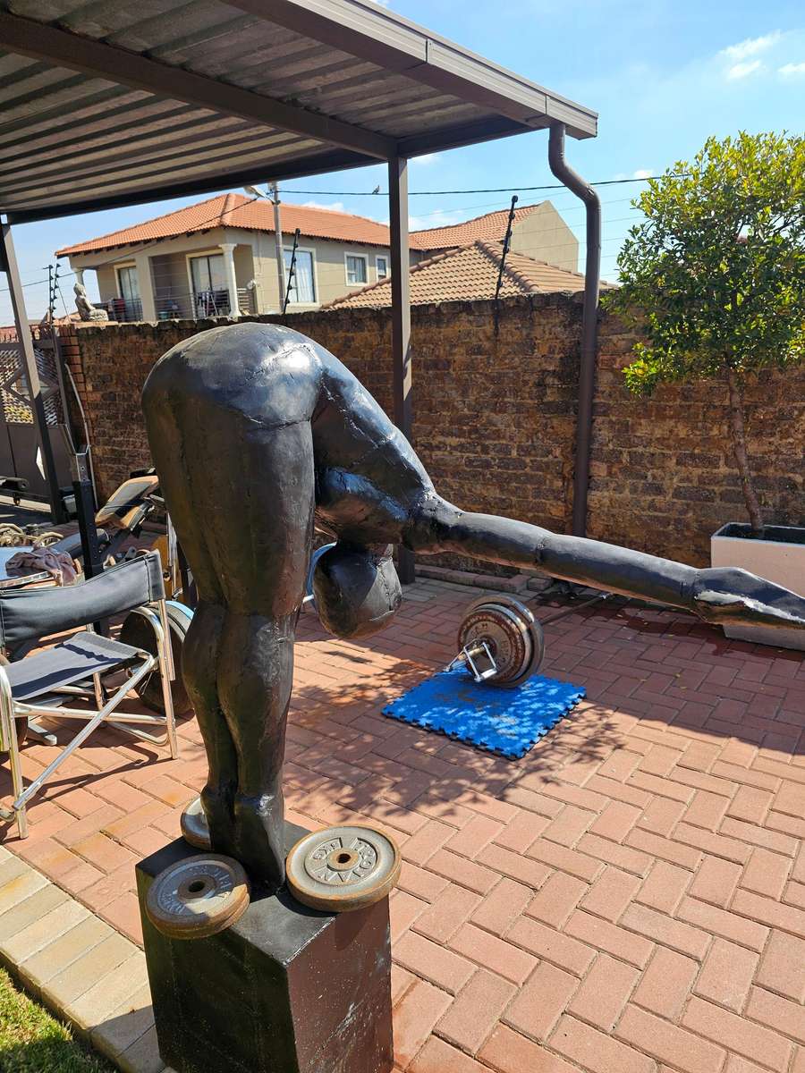 The Dive Metal Sculpture