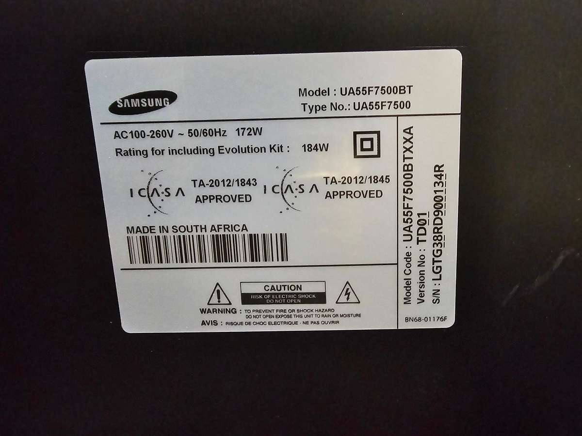 Samsung 55 Inch Premium Smart LED TV UA55F7500