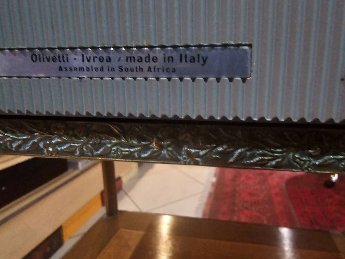 Antique Olivetti Lettera 22 Portable Typewriter