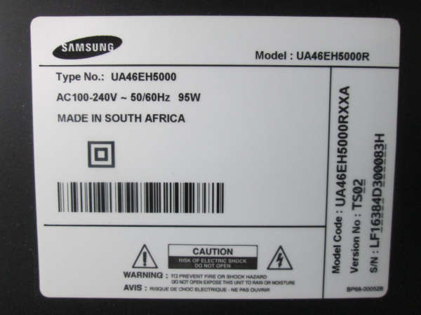 Samsung UA46EH5000 46 Inch TV