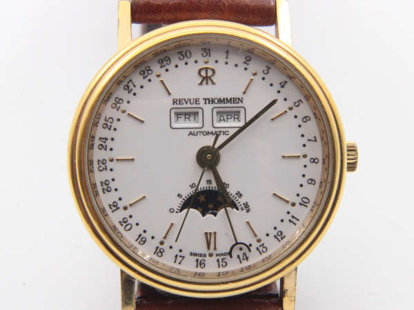 Moonphase Revue Thommen Moonphase Date Calendar Moonphase Automatic Watch