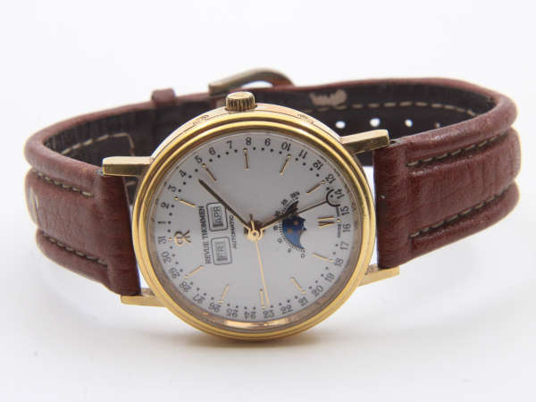 Moonphase Revue Thommen Moonphase Date Calendar Moonphase Automatic Watch