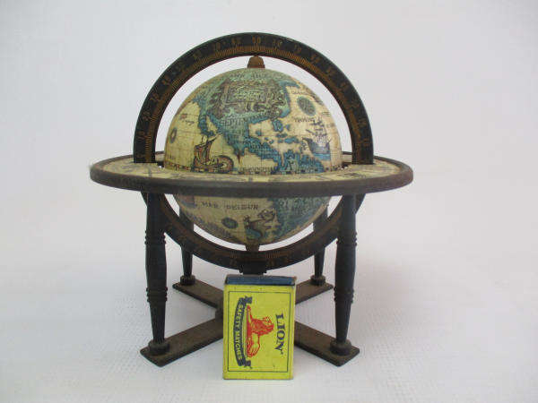 Small Metal Globe Sculpture