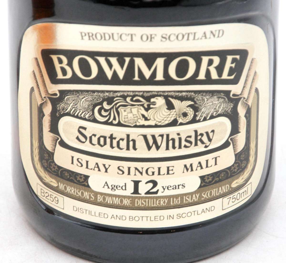 Collectible Bowmore 12 Year 1980 Whisky