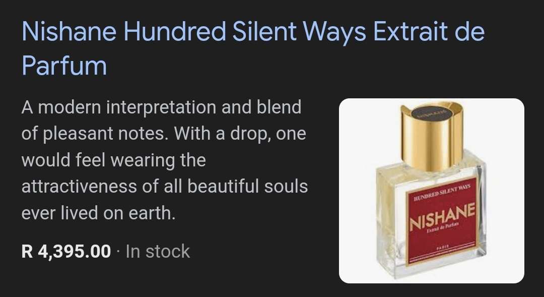 Nishane Hundred Silent Ways