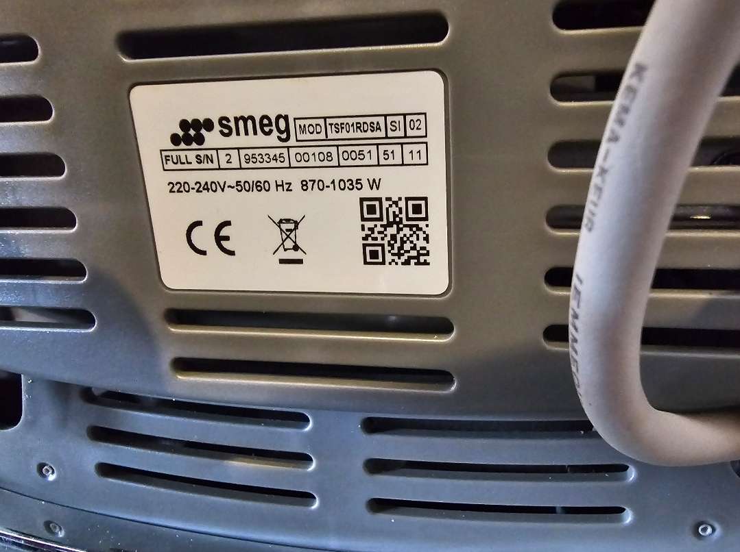 Smeg Retro 2 Slice Toaster Red