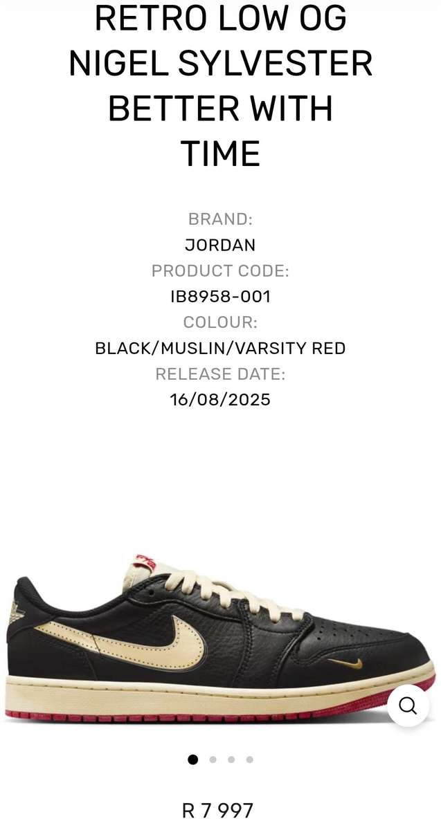 The Nigel Sylvester x Air Jordan 1 Low OG 'Better With Time'