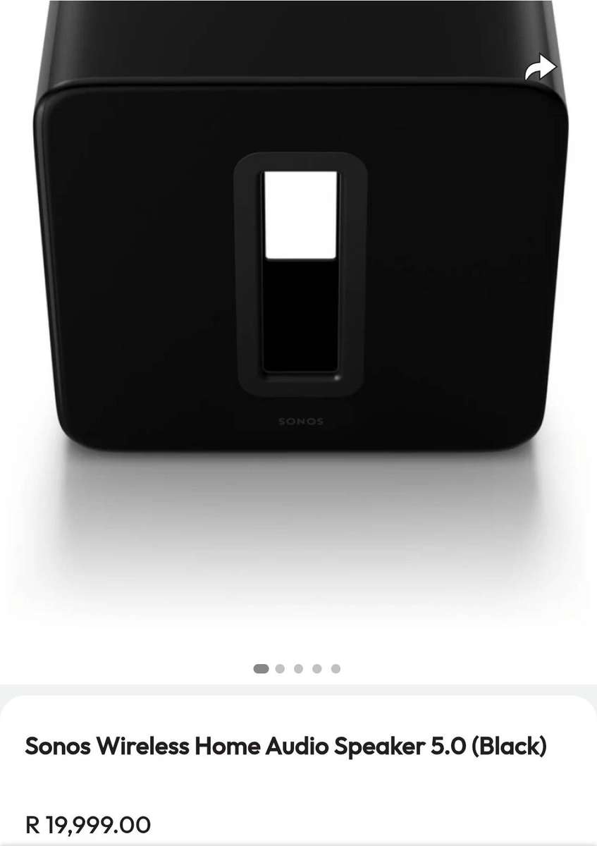 Sonos Sub Gen 3 Wireless Subwoofer  Black.