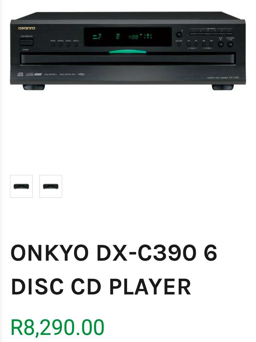 Onkyo DX-C390 Compact Disc Changer  Brand New Old Stock (Black Finish)