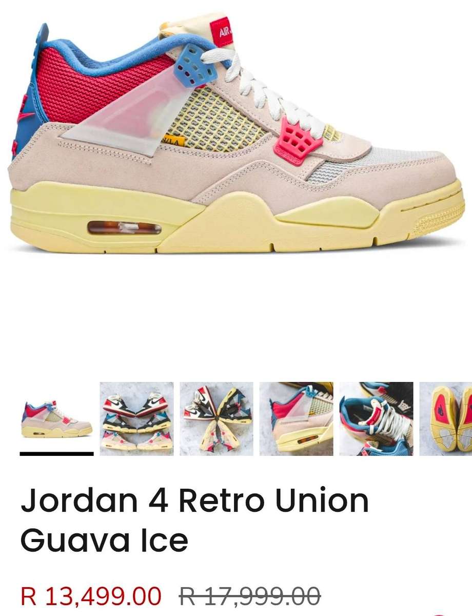 Jordan 4 Retro Union LA Guava Ice