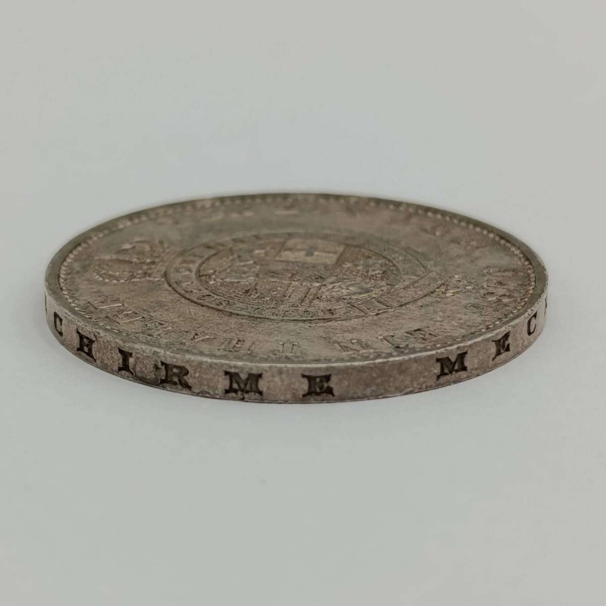 1870 German States Mecklenburg-Strelitz Silver One Thaler - Proof/Prooflike