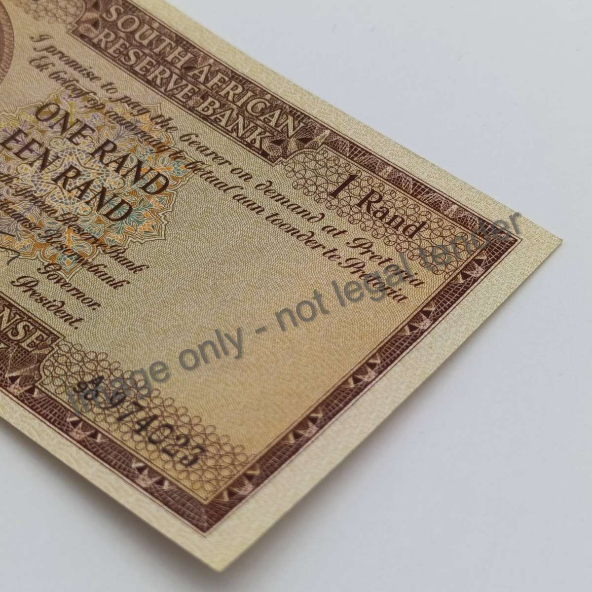 Banknotes South Africa G Rissik First issue R1 - AU