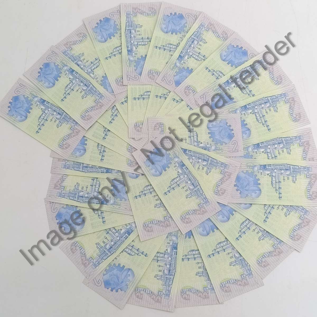 GPC de Kock 36 Consecutive numbered UNC R2 notes