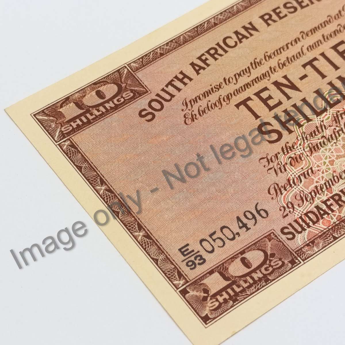 MH de Kock Banknote First Issue 1947 Pair uncirculated with consecutive Numbers