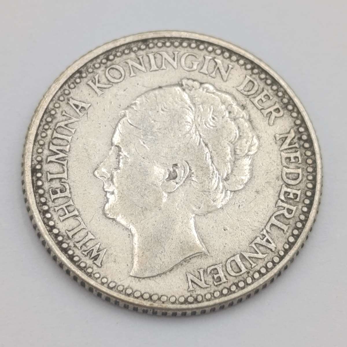 Netherlands 1921 half Gulden Silver