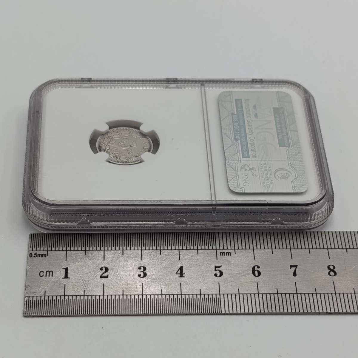 1892 ZAR Kruger silver 3 pence tickey graded VF25 by NGC