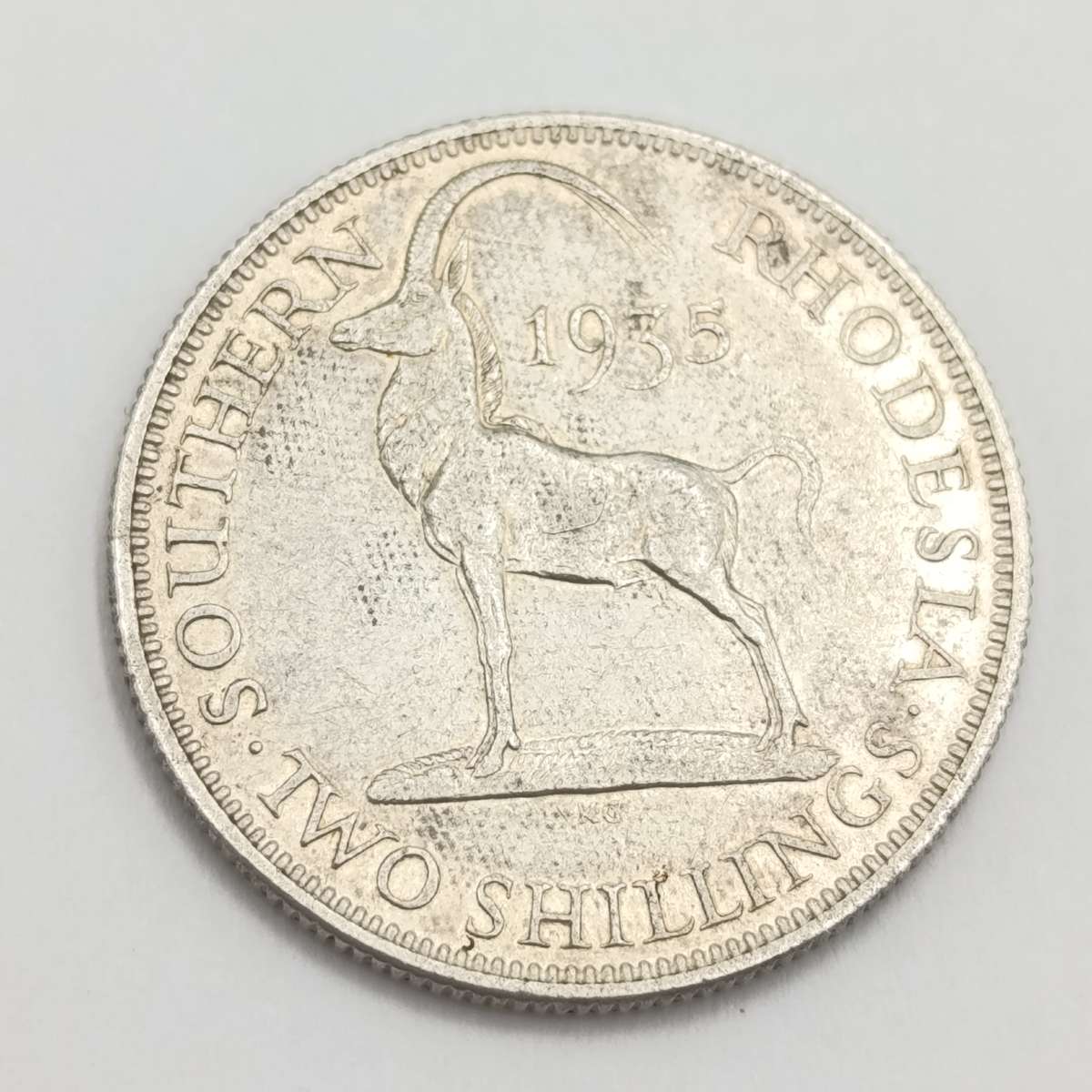Southern Rhodesia 1935 Two Shilling XF+