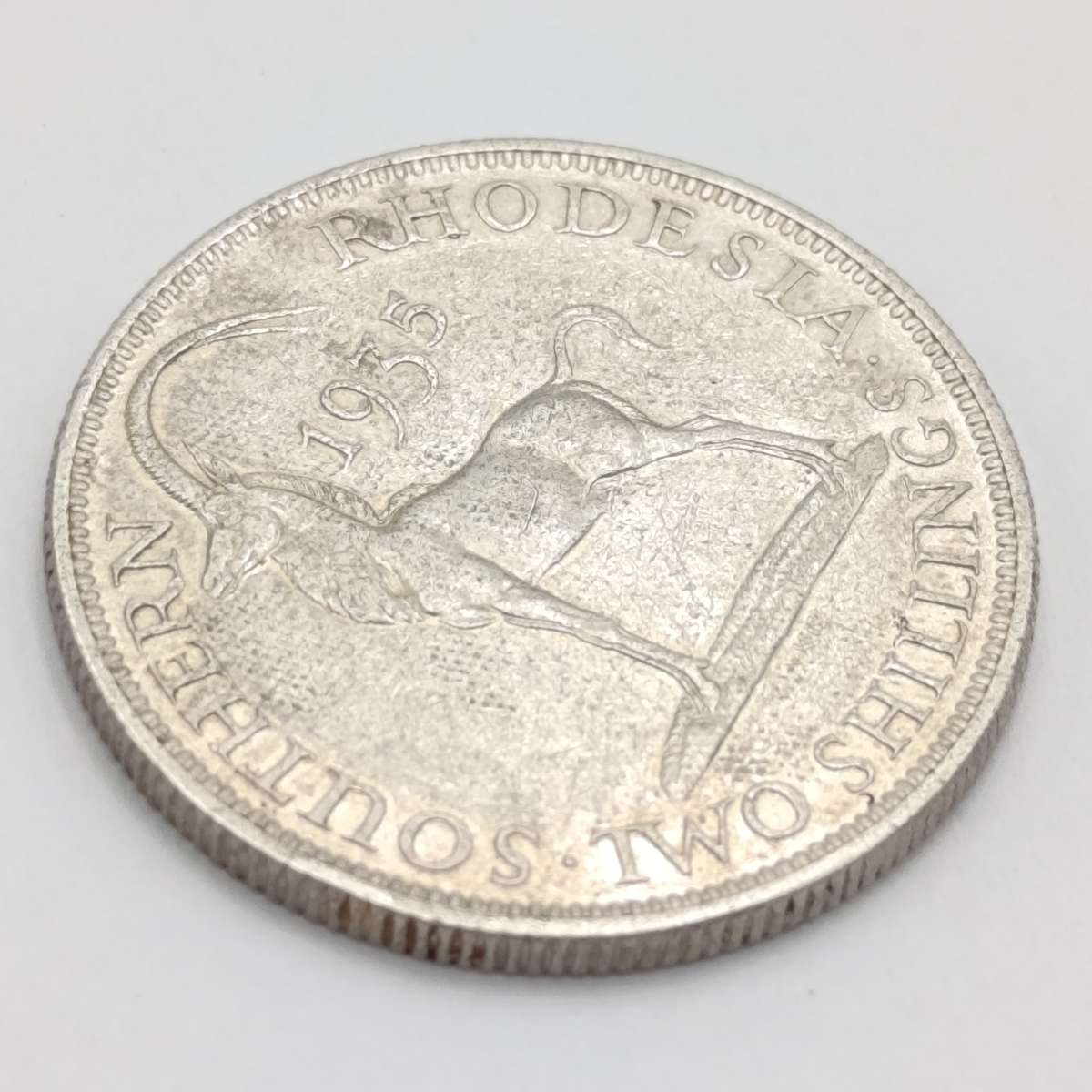 Southern Rhodesia 1935 Two Shilling XF+