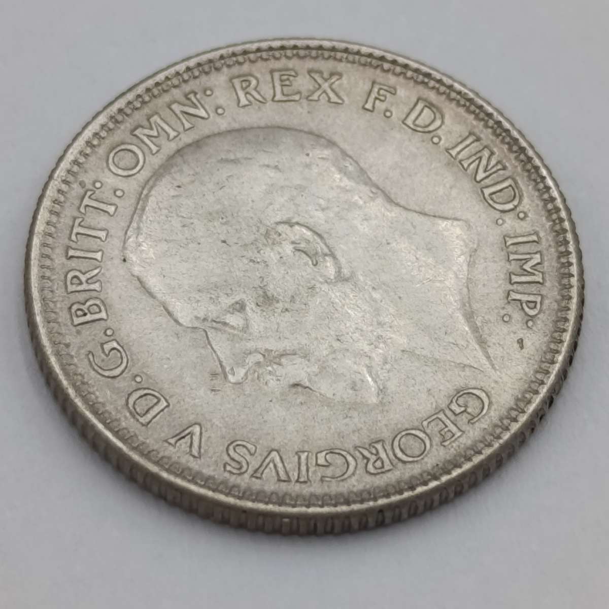Great Britain 1928 six pence AU+
