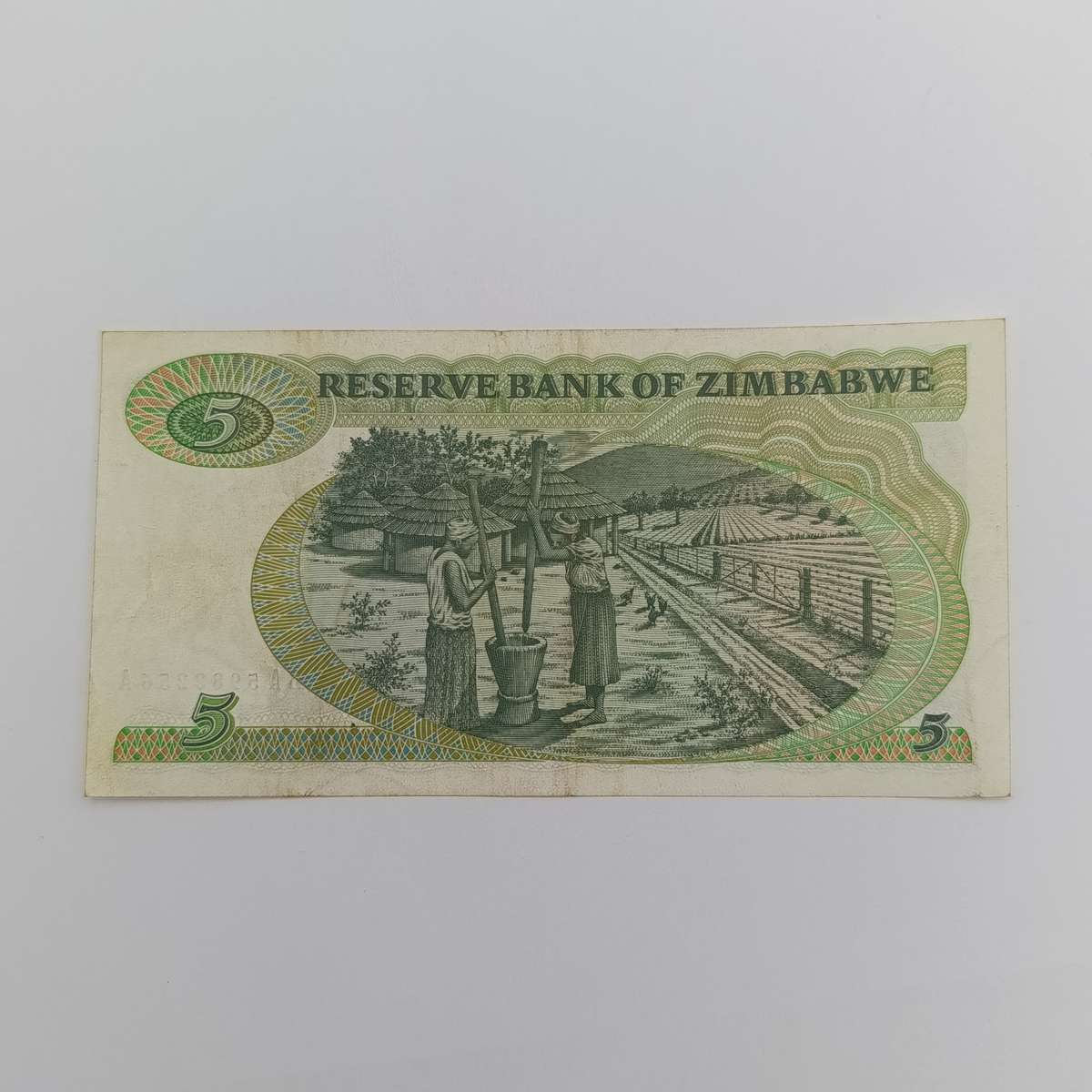 Zimbabwe 1980 Pick 2a - banknote XF middle fold