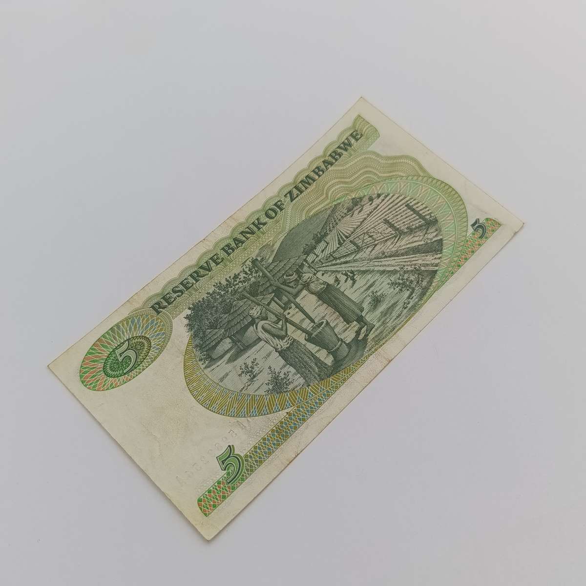 Zimbabwe 1980 Pick 2a - banknote XF middle fold