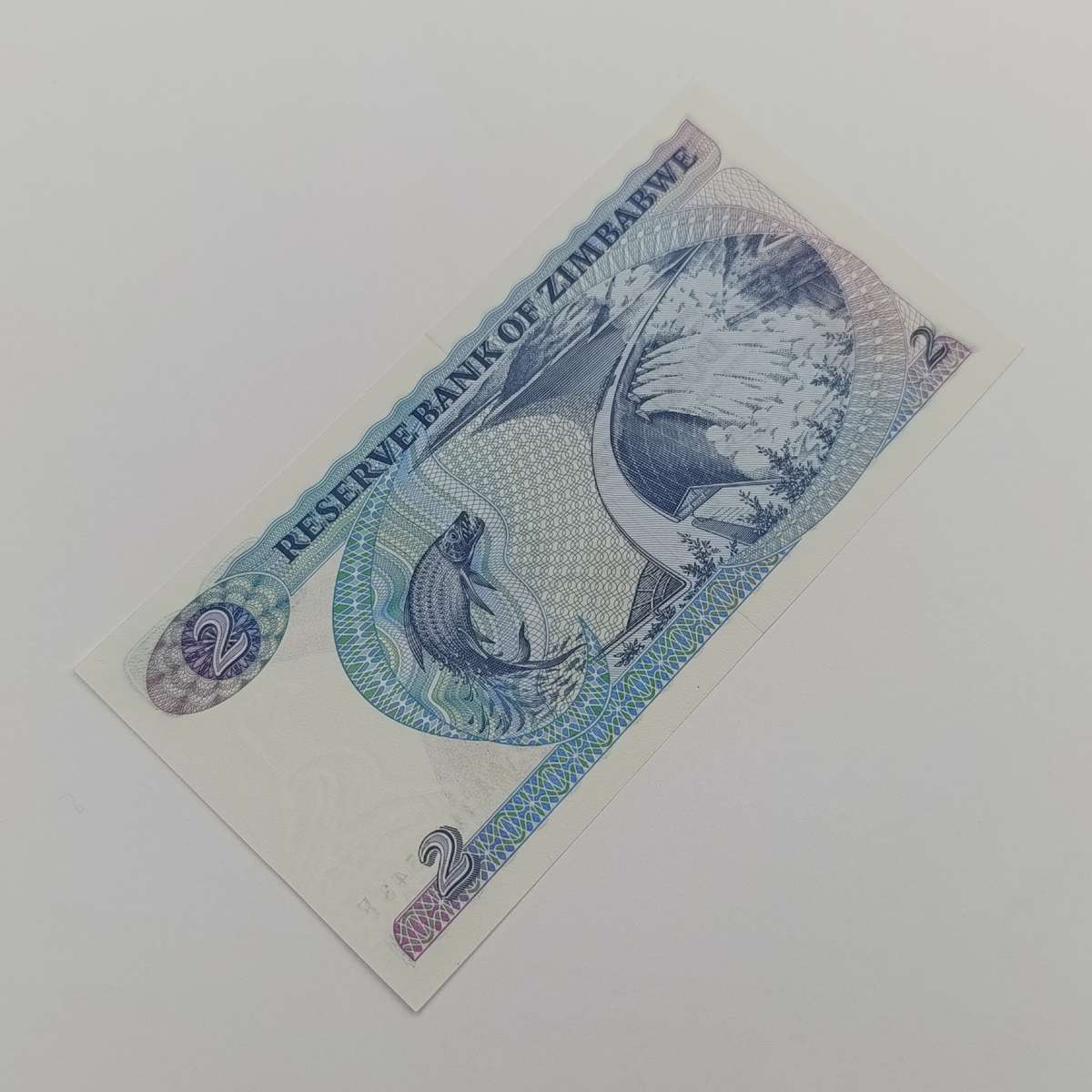 Zimbabwe $2 Salisbury 1980 uncirculated AA note