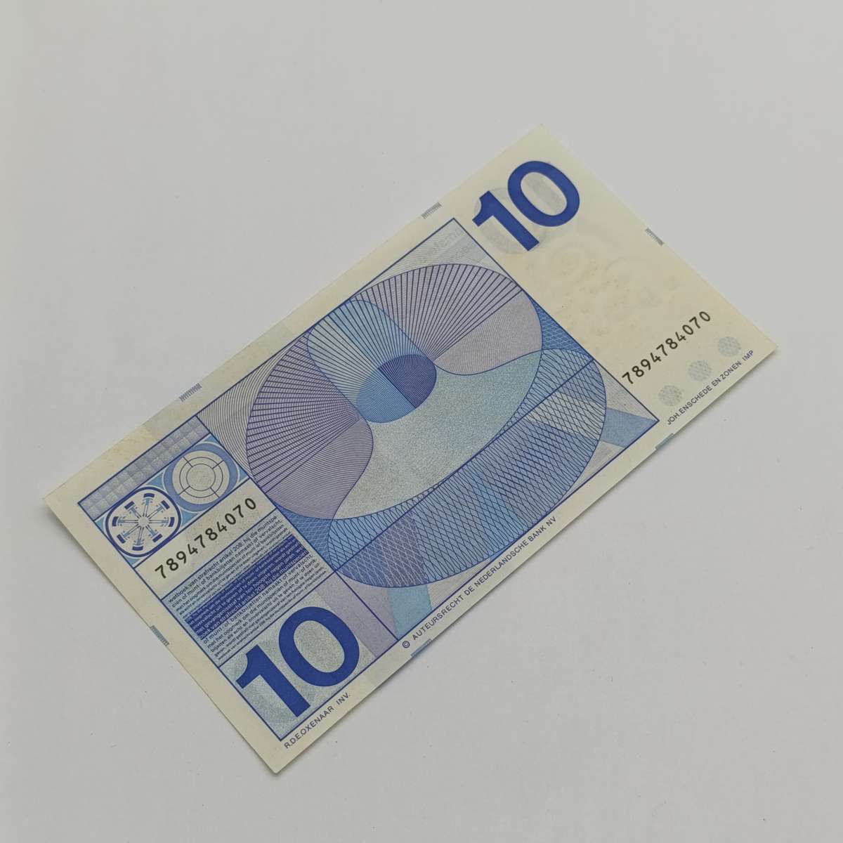 Netherlands banknote 10 Gulden 1968 uncirculated