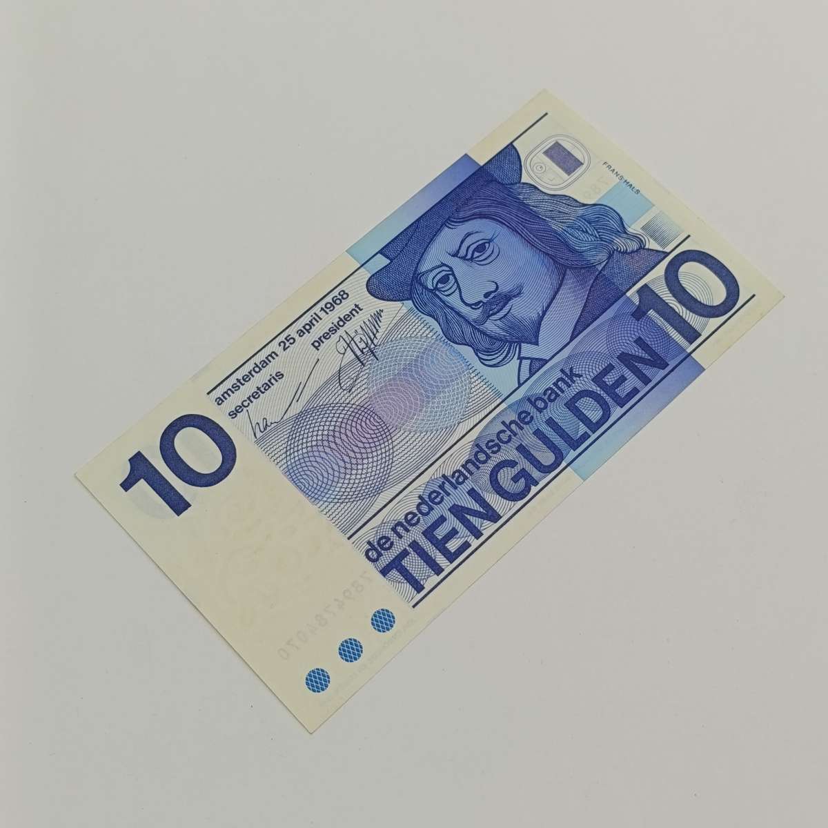 Netherlands banknote 10 Gulden 1968 uncirculated