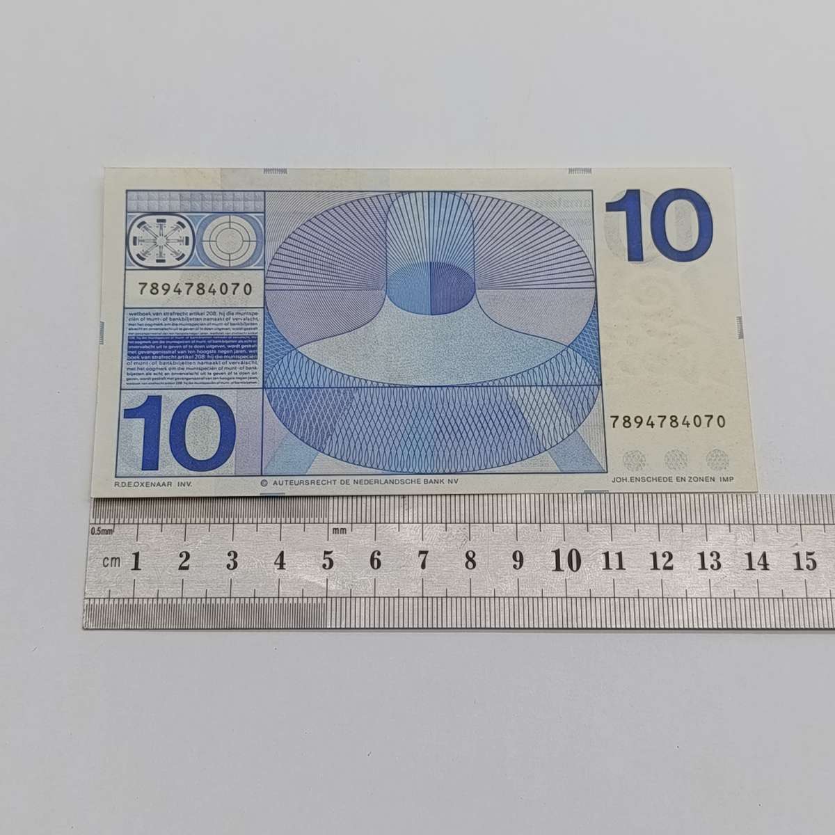 Netherlands banknote 10 Gulden 1968 uncirculated