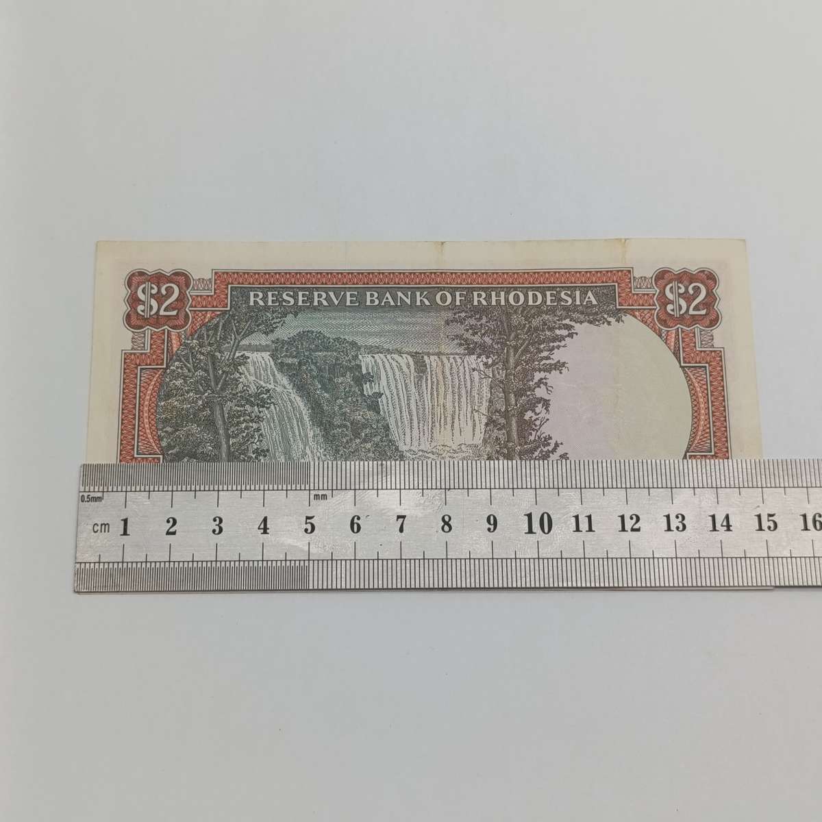 Rhodesia Two dollars banknote 4 January 1972 XF+