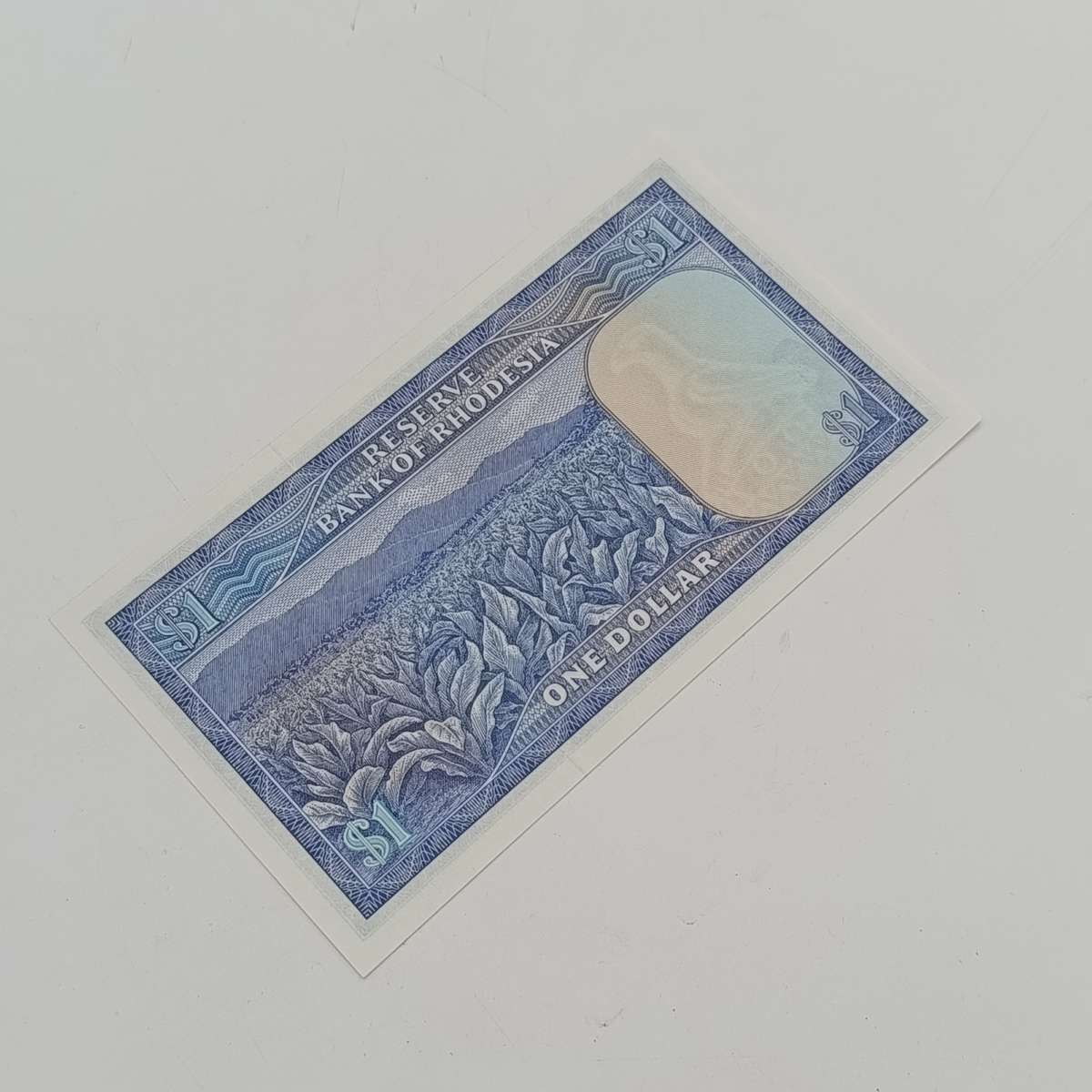 Rhodesia one dollar banknotes Salisbury 2 August 1979 uncirculated consecutive lot of 5 notes