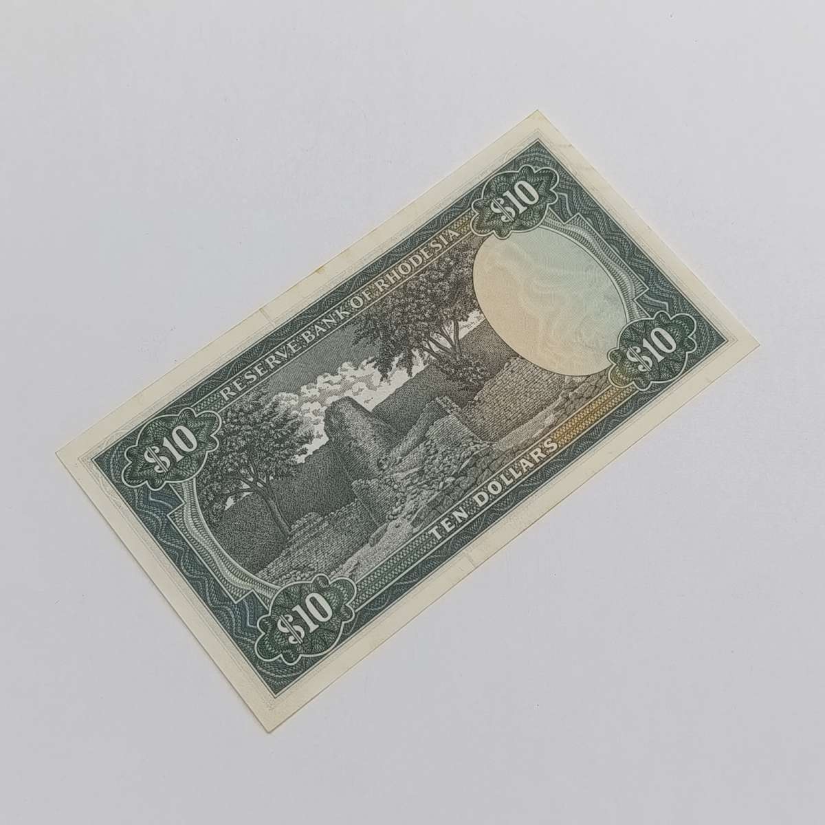Rhodesia Ten dollars banknote 2 Jan 1979 AU condition