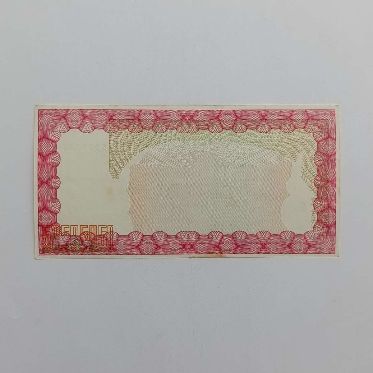Zimbabwe $10 000 issued 15 September 2003 Bearer cheque - some discoloring but unused