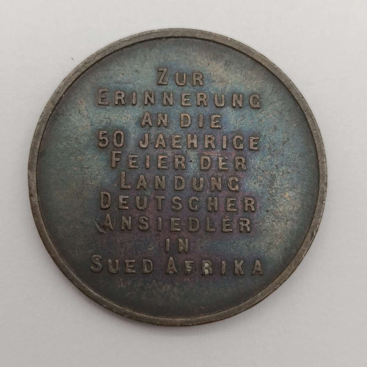 German setlers in South Africa 50 years Kaffraria medal