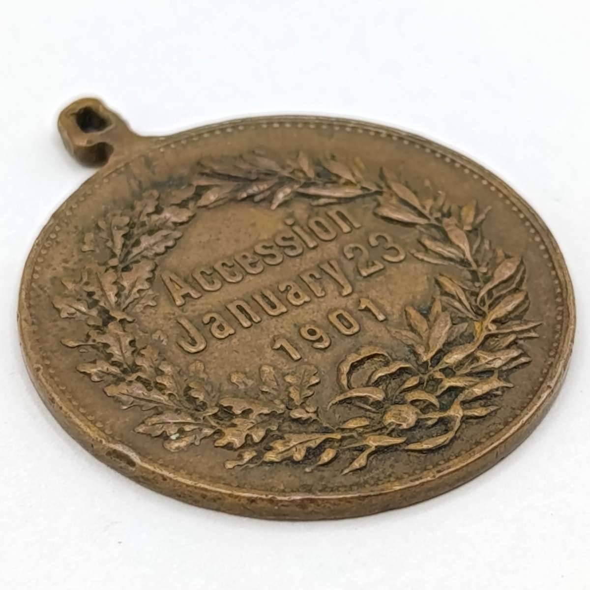 1901 Edward 7 accession to the throne medallion