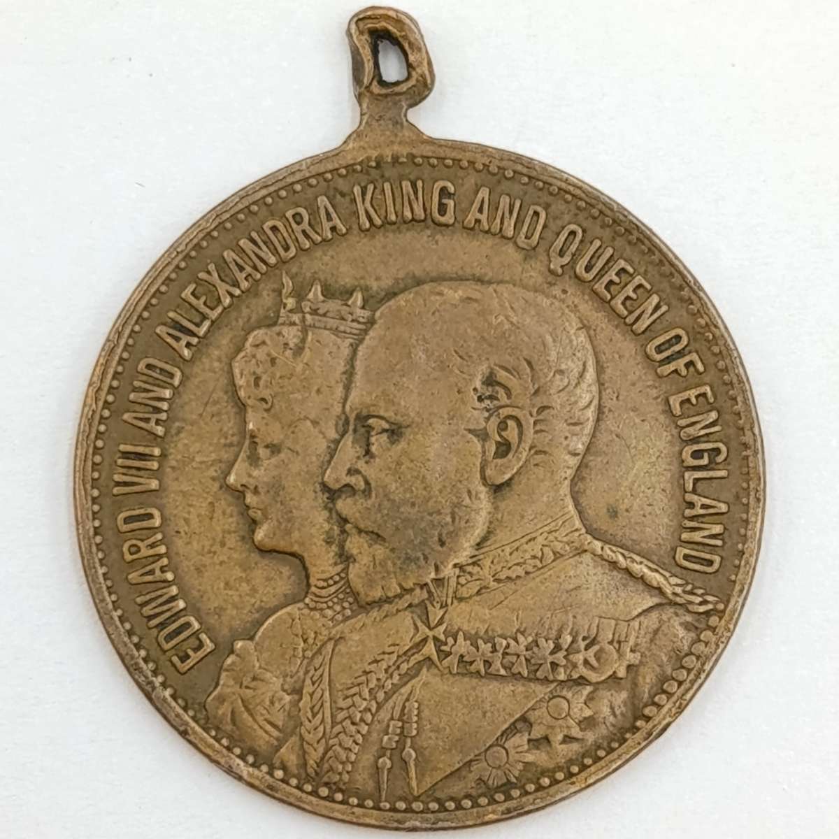 1901 Edward 7 accession to the throne medallion