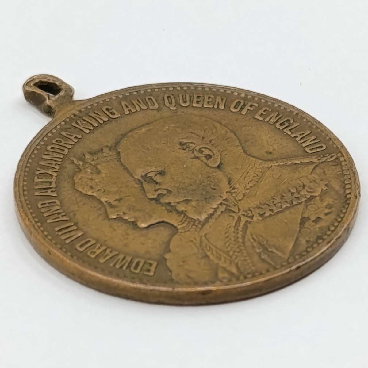 1901 Edward 7 accession to the throne medallion
