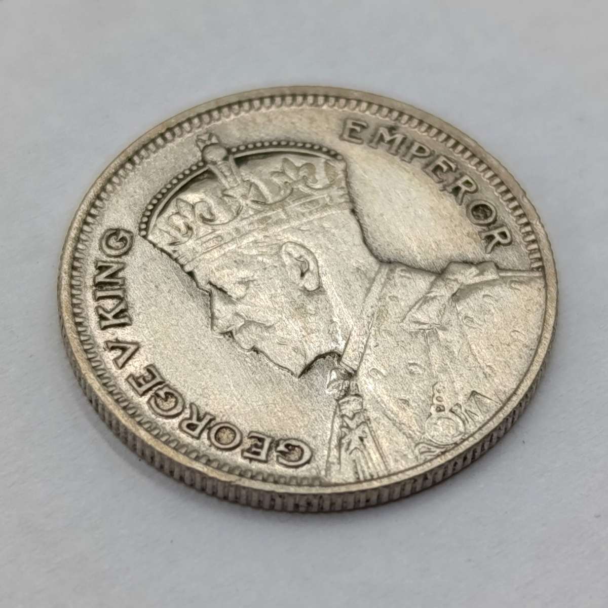 New Zealand 1934 Silver sixpence