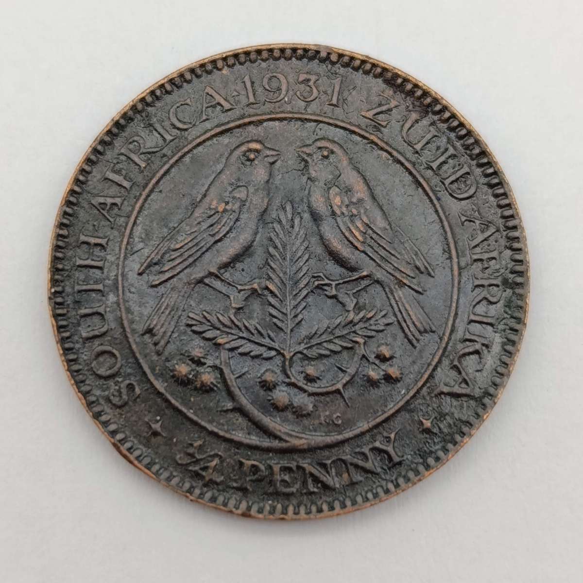 1931 SA Union Farthing 1/4 pence - excellent condition