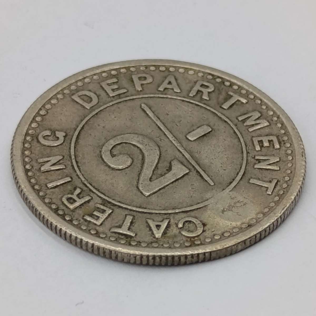 South African Railways Catering department 2 Shilling token