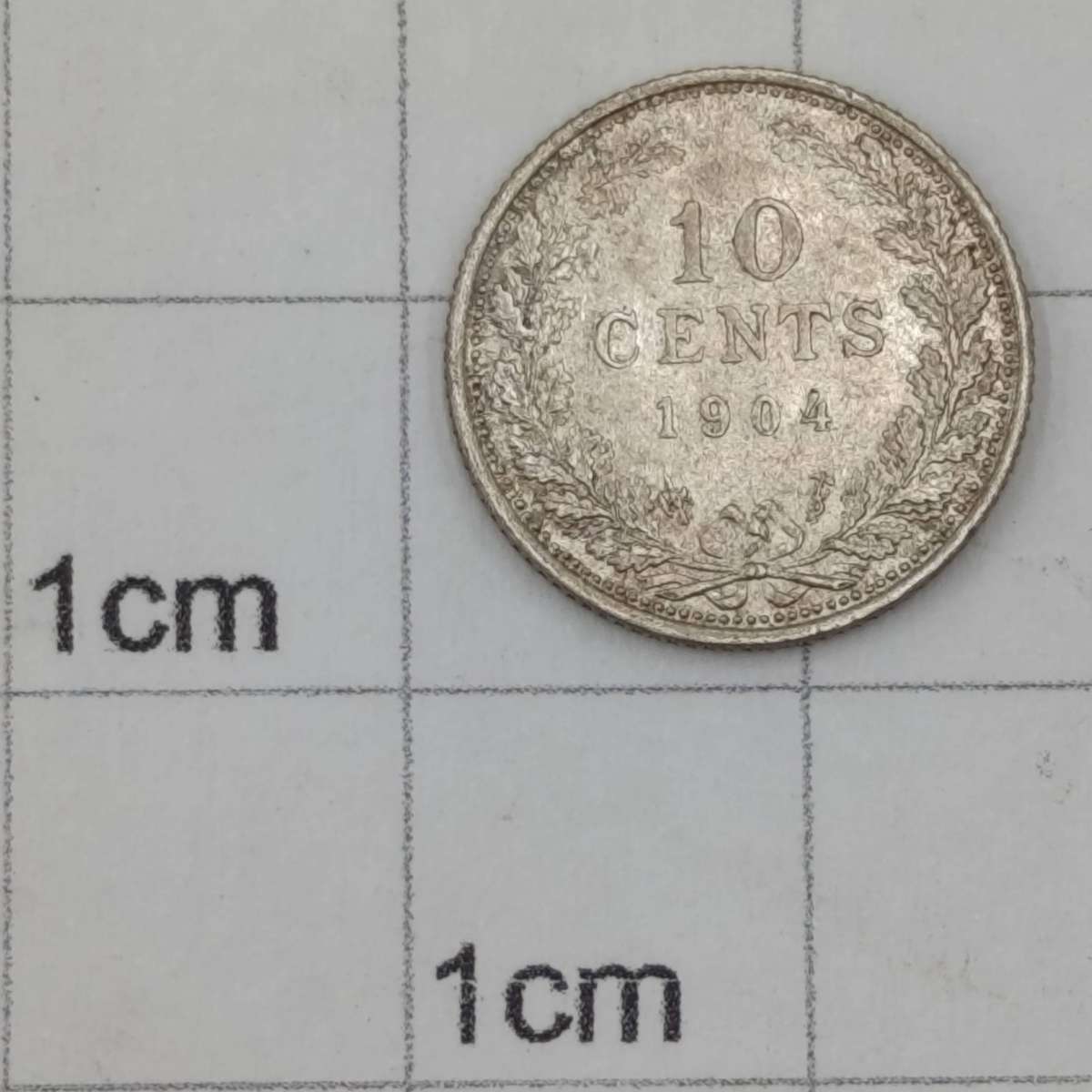 Netherlands 1904 Ten Cent AU