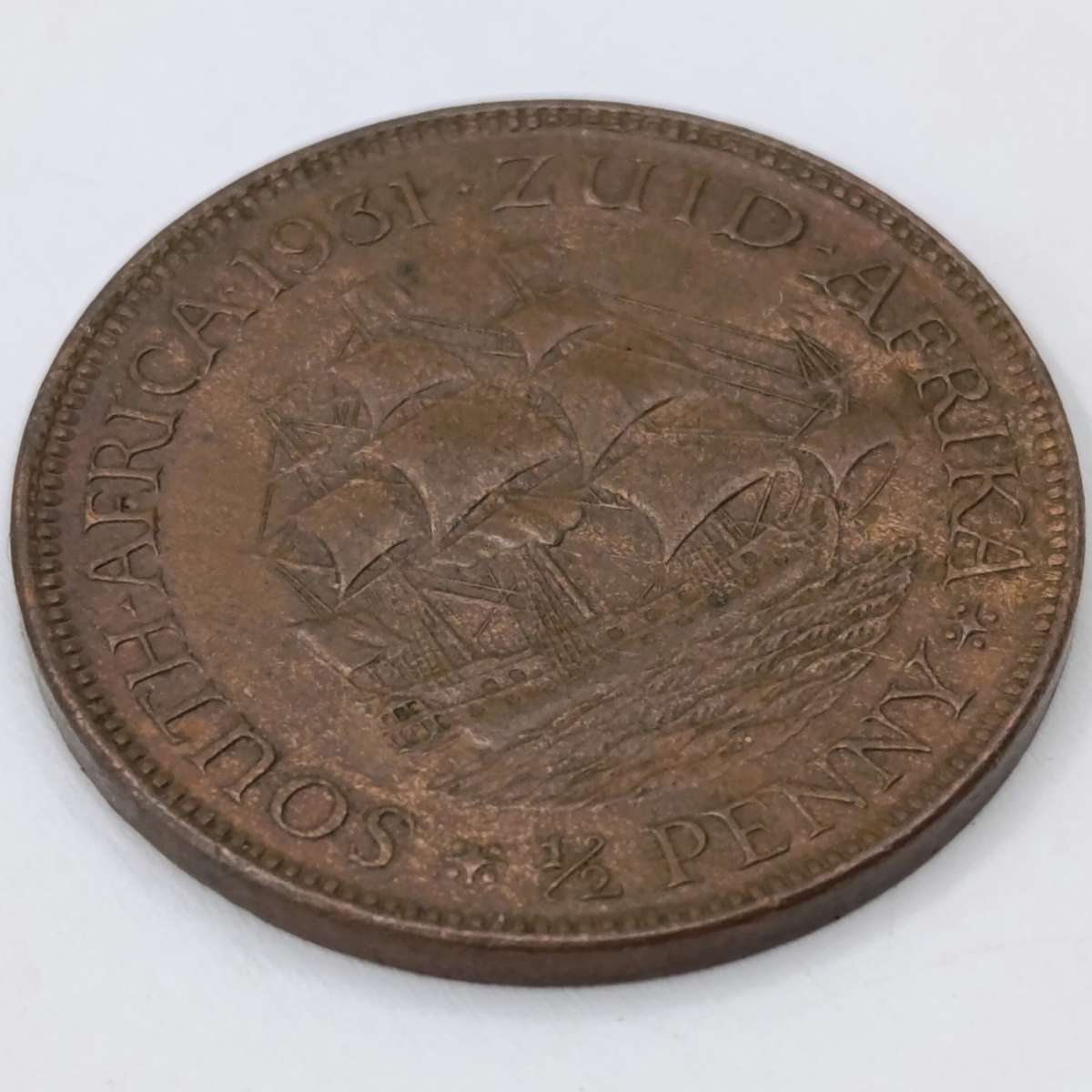 1931 2 South Africa Half Penny AU