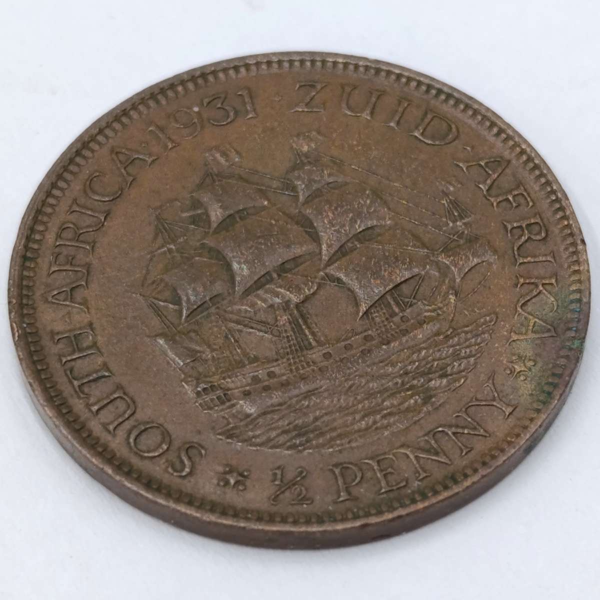 1931 Zuid Afrika Half Penny AU
