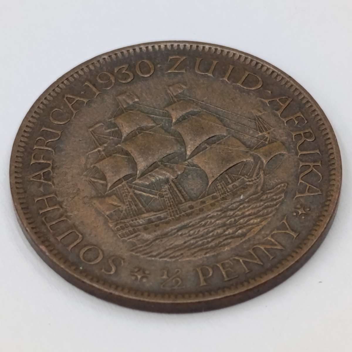 1930 South Africa Half Penny XF