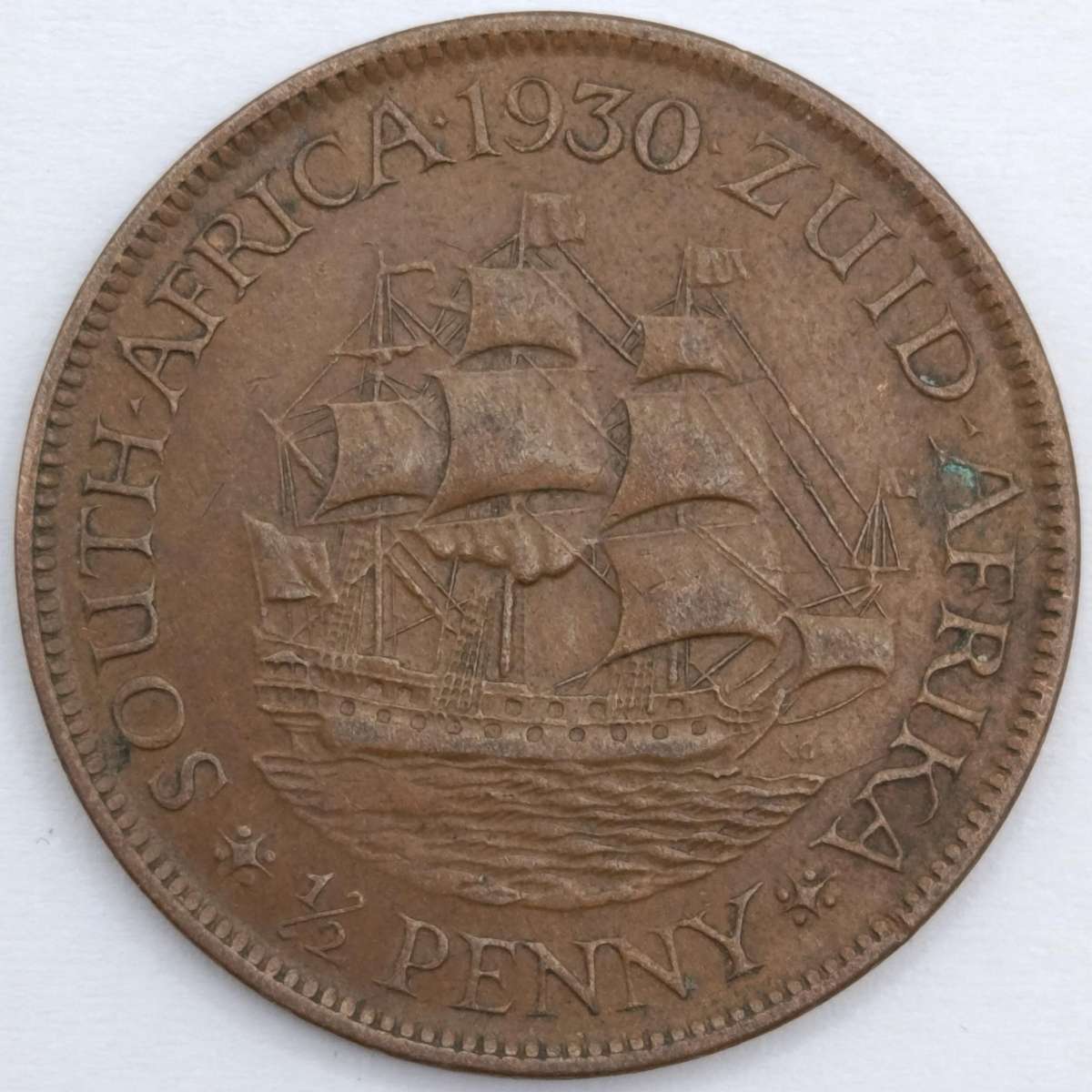 1930 South Africa Half Penny XF