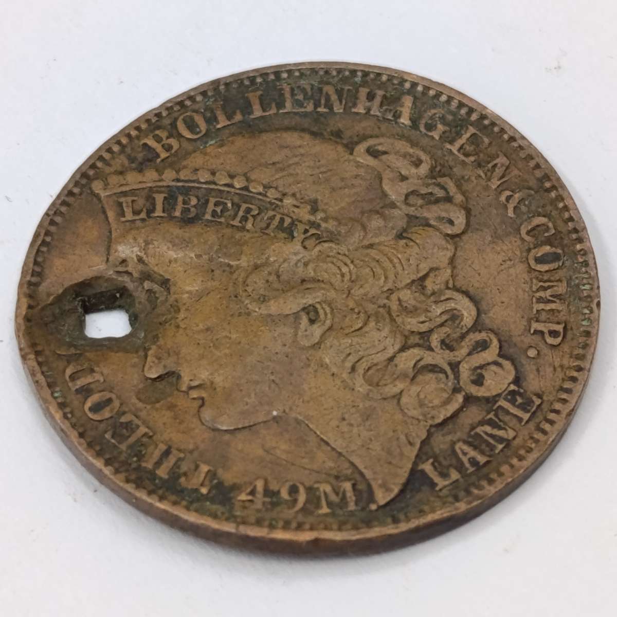 Ballenhagen and Camp New York City Hall token